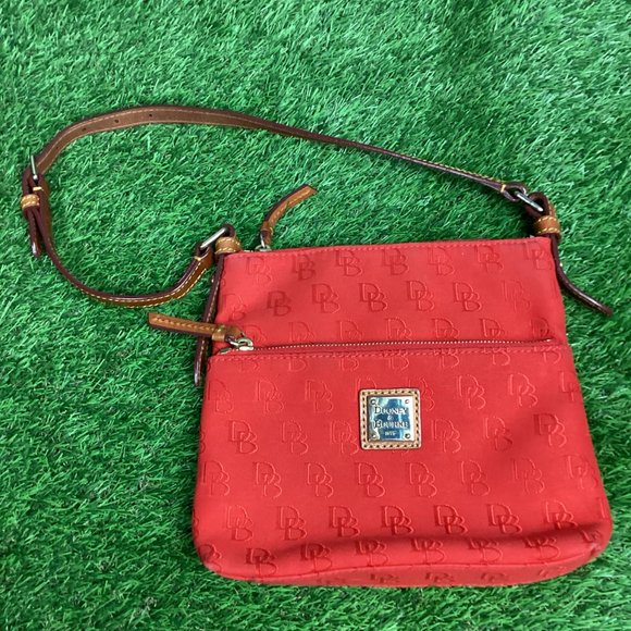 Dooney & Bourke Handbags - Dooney & Bourke Cherry Red Nylon Bag